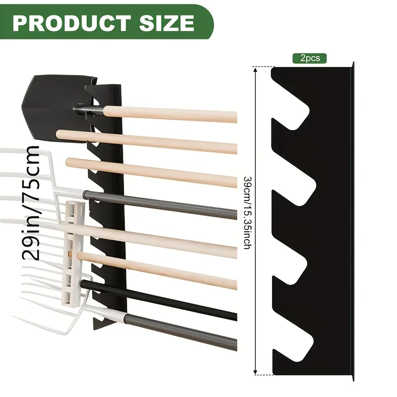 Smart Garden Storage - Heavy Duty Metal Garden Tool Holder