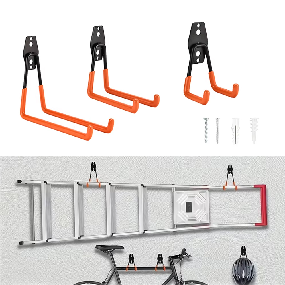 Smart Garden Storage - Heavy Duty Wall Mount Metal Hook