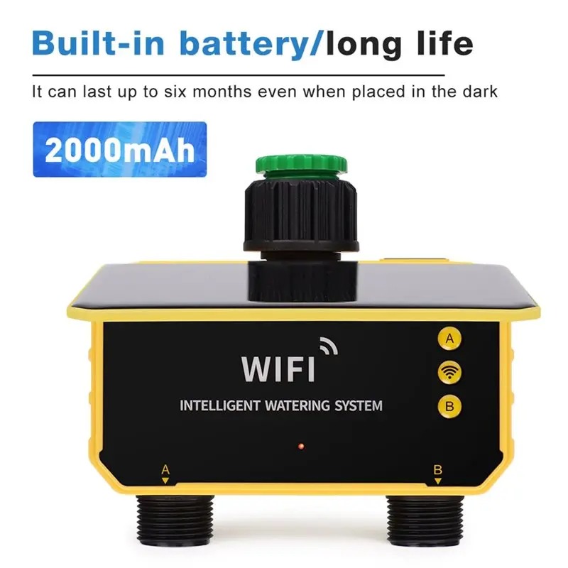 1/2 Outlets WIFI Solar Irrigat - огляд і ціна Smart Garden Tap Timer