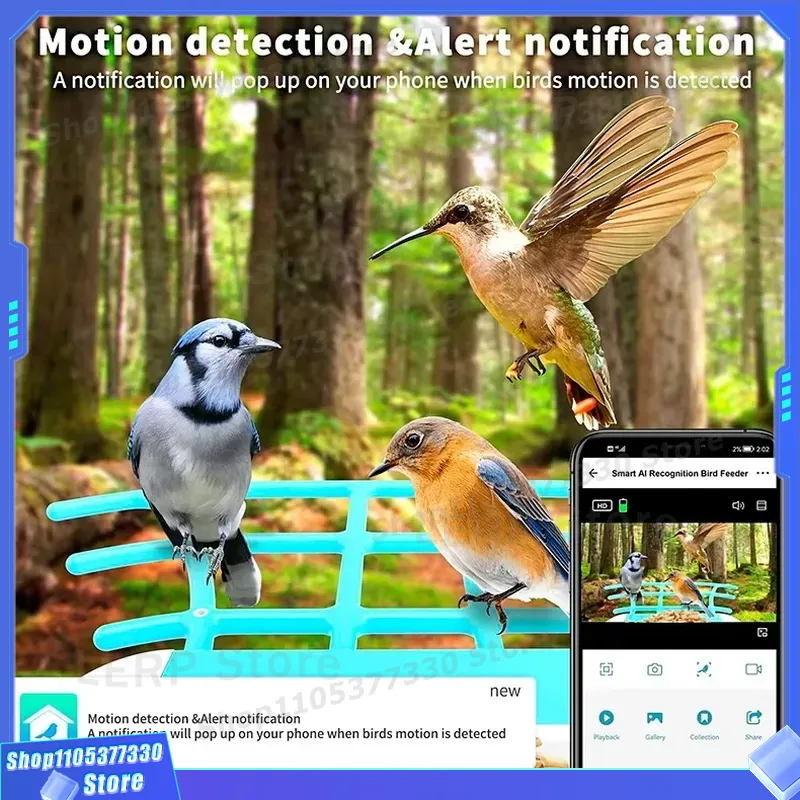 Solar Powered Bird Feeder Came - огляд і ціна Smart Garden Ai