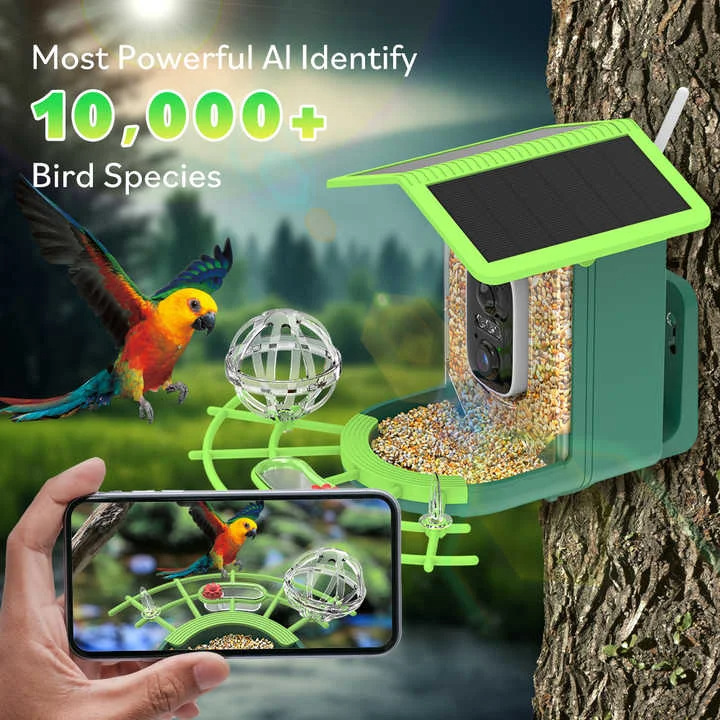 Smart AI Bird Feeder Bird Iden - огляд і ціна Smart Garden Ai