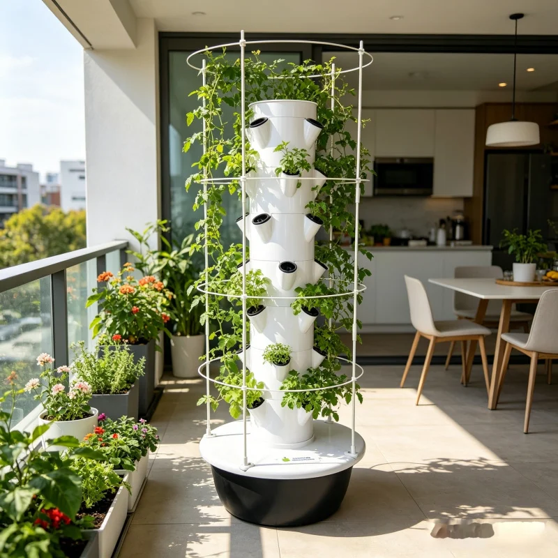 9 Layer Hydroponic Tower Garde - огляд і ціна Smart Garden Trellis