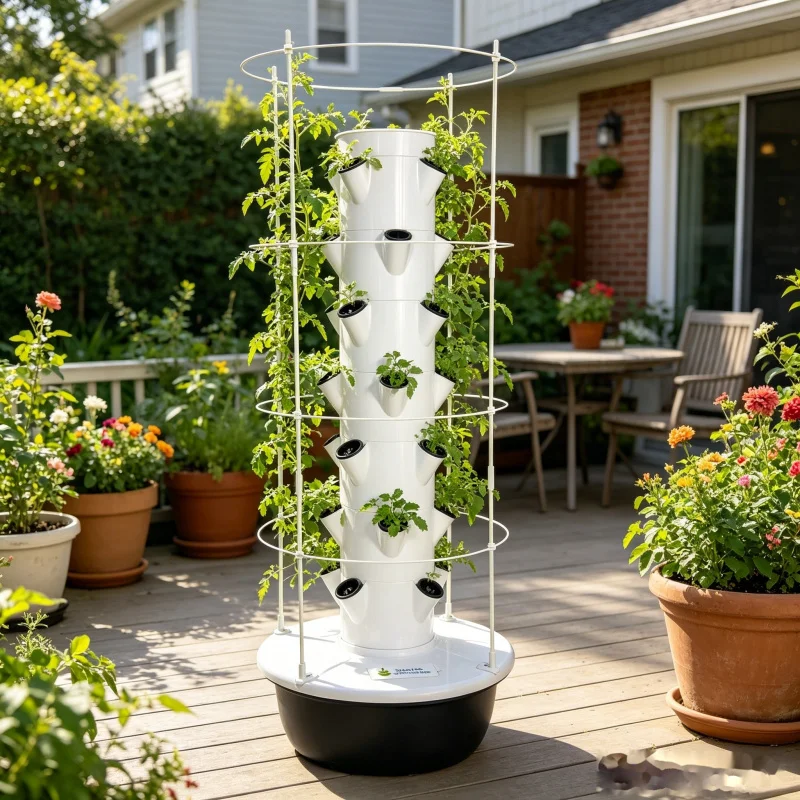 9 Layer Hydroponic Tower Garde - огляд і ціна Smart Garden Trellis