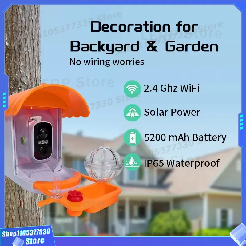3MP HD Smart Bird Feeder with  - огляд і ціна Smart Garden Ai