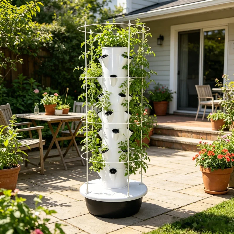 9 Layer Hydroponic Tower Indoo - огляд і ціна Smart Garden Trellis
