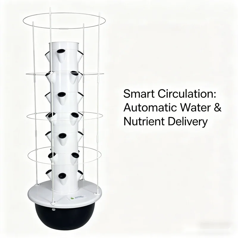 9 Layer Hydroponic Tower Indoo - огляд і ціна Smart Garden Trellis