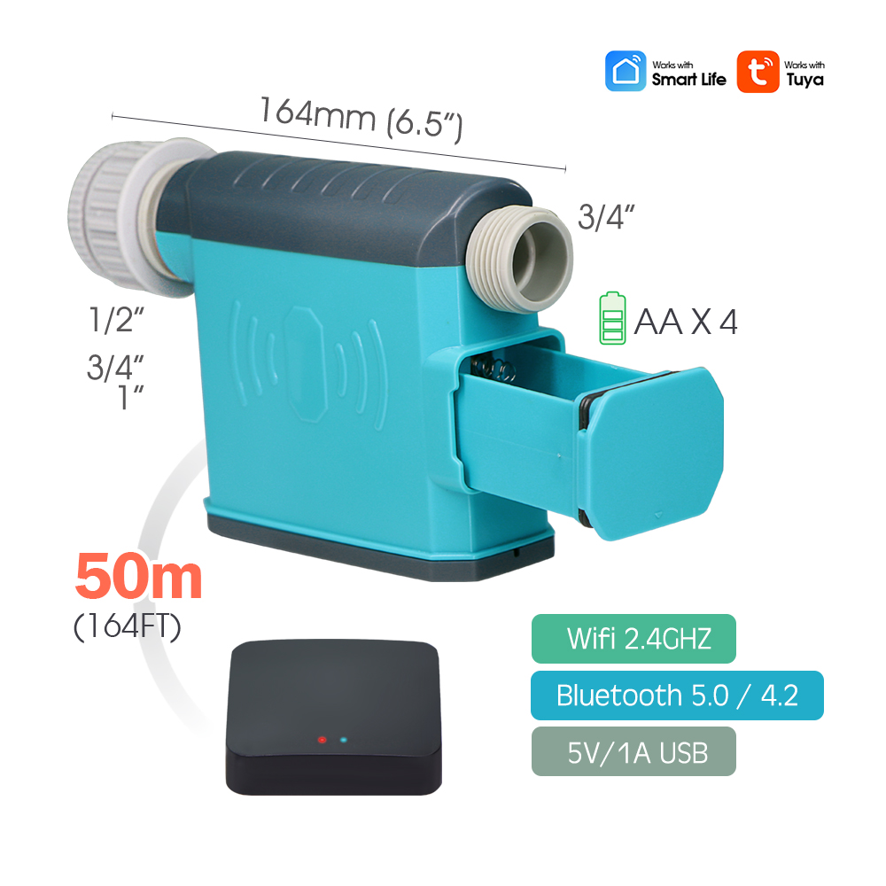 WiFi/Blueteeth Water Timer wit - огляд і ціна Smart Garden Tap Timer