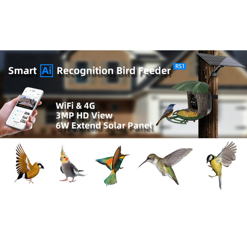Solar AI Smart Bird Feeder Bir - огляд і ціна Smart Garden Ai