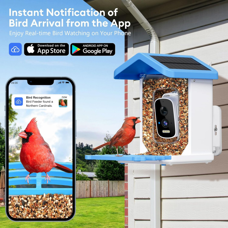 WiFi Smart Bird Feeder with Ca - огляд і ціна Smart Garden Ai