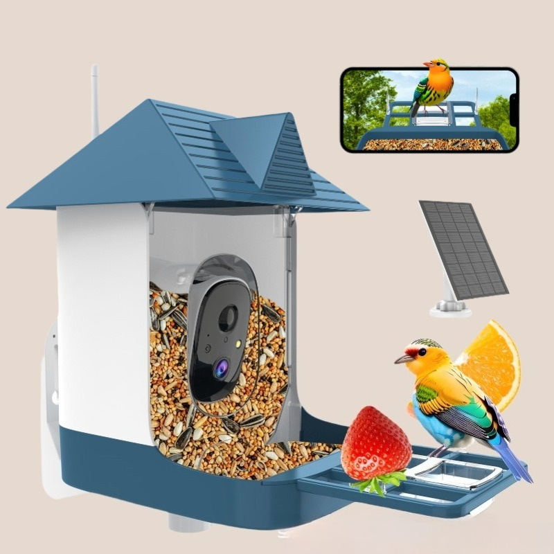 Solar Powered Bird Feeder, AI  - огляд і ціна Smart Garden Ai