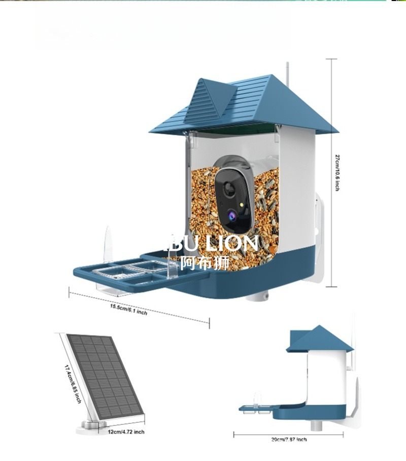 Solar Powered Bird Feeder, AI  - огляд і ціна Smart Garden Ai